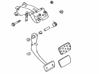 Scion SU003-00959 Support Assy,  Brake Pedal