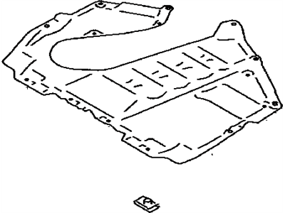 Scion SU003-01379 Cover,  Engine Under,  NO.2