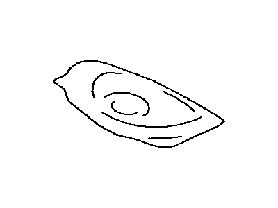 Scion SU003-03351 Cover,  Rear Floor Service Hole,  NO.2