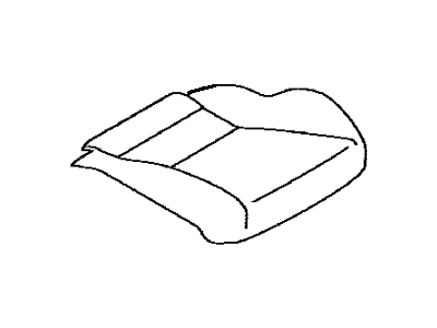 Toyota SU003-01722 Cover, Front Seat Cushion, Driver Side(For Separate Type)