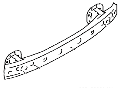 Scion SU003-01509 Reinforcement,  Rear Bumper