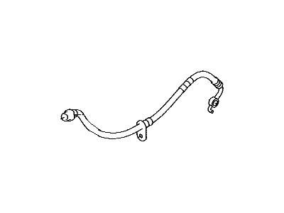 SU003-00618 Toyota Flex Hose, Passenger Side Illustration 1 of 1
