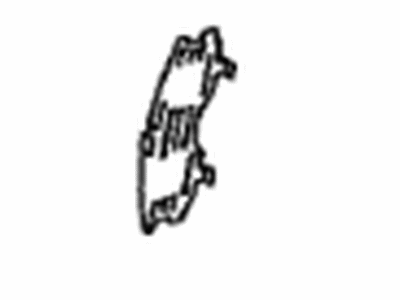Scion SU003-00579 Shim,  Anti-Squeal,  NO.2(For Front Disc Brake)