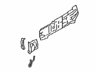Toyota SU003-01291 Plate, Front Side Member, Outer Passenger Side