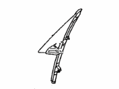 Scion SU003-G0011 Glass,  Front Door Fix Window,  LH