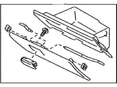 Scion 55550-52190-B0 Door Assy,  Glove Compartment