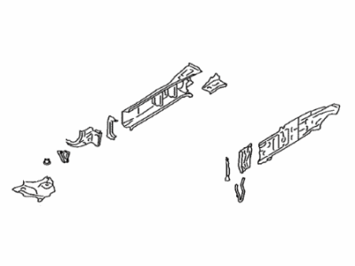 Toyota SU003-01294 Member Sub-Assembly, Front Side, Driver Side