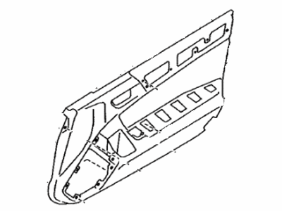 Toyota SU003-04418 Board Sub-Assembly, Front Door Trim, Passenger Side
