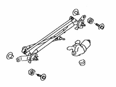 Scion SU003-02664 Motor & Link Assy,  Front Wiper