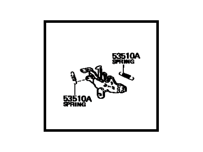 Toyota Celica Hood Latch - 53510-14190