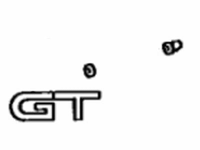 Toyota 75444-14251 Nameplate