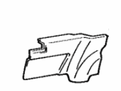 Toyota 62510-14630-01 Quarter Trim