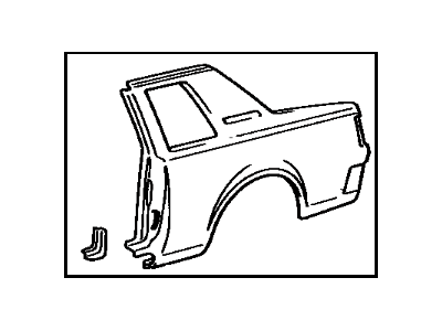 Toyota 61602-14700 Outer Panel