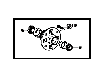 Toyota Celica Wheel Hub - 43502-29035