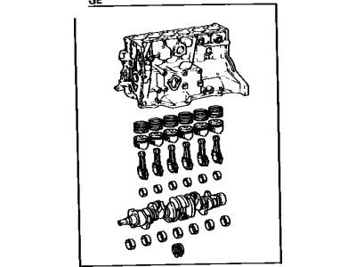Toyota 11400-43100 Short Block