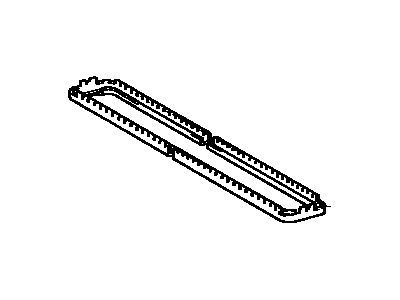 Toyota 16443-35070 Plate,  Radiator Tank,  Lock,  Upper