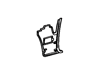 Toyota 62102-14171-02 Cowl Kick Panel, Driver Side