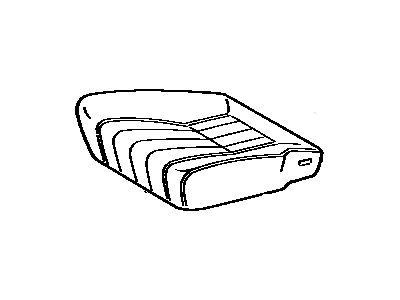 Toyota 71071-1B480-04 Cover, Front Seat Cushion, Passenger Side(For Separate Type)