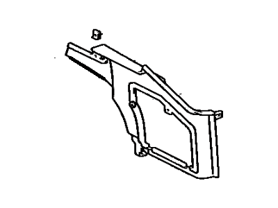 Toyota 64740-14060-D0 Quarter Trim