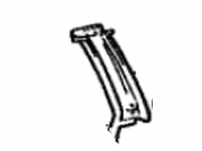 Toyota 62414-14030-02 Garnish, Center Pillar, Driver Side