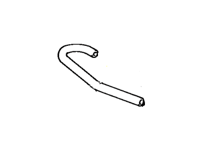 Toyota 16281-35010 Hose, Water By-Pass(For Auxiliary Air Valve)