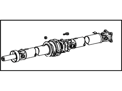 Toyota 37100-14350 Shaft Assy,  Propeller W/Center Bearing