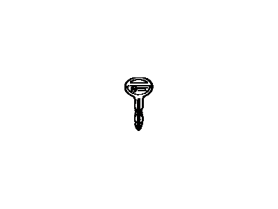 Toyota 90999-00104 Key,  Blank