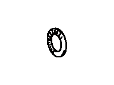90374-23012 Toyota Bearing, Thrust Needle Roller, Rear Illustration 1 of 1