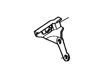 Toyota 17571-41080 Bracket, Exhaust Pipe Front (For Front)