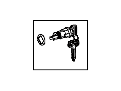 Toyota Celica Tailgate Lock - 69055-19575
