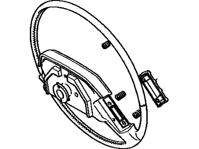 Toyota 45129-14030-04 Button, Horn, Driver Side