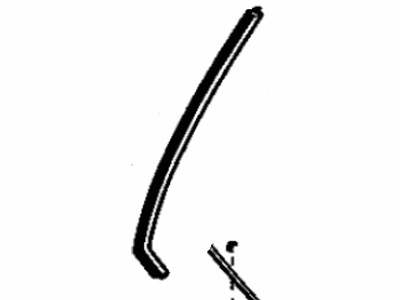Toyota 67878-91D01 Weatherstrip Retainer