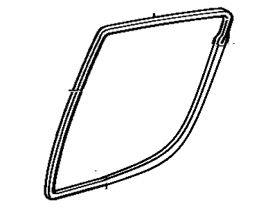 Toyota 68177-32030 Quarter Glass Seal