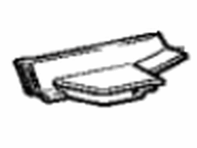 Toyota 62471-14210-04 Cover Assembly, Back Window Side Garnish, Passenger Side