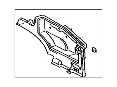 Toyota 64730-14060-02 Quarter Trim