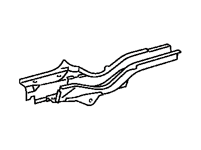 Toyota 57601-48909 Member Sub-Assy,  Rear Floor Side,  RH