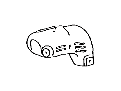 Toyota 17168-28021 Insulator,  Exhaust Manifold Heat,  NO.2