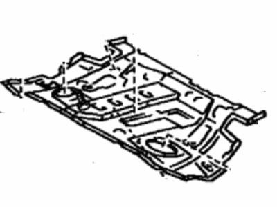 58211-48900 Toyota Pan, Center Floor Illustration 1 of 1