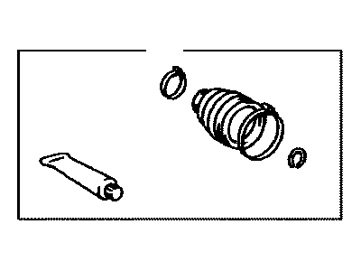 Scion 04438-28041 Boot Kit,  Front Drive Shaft Inboard Joint,  LH