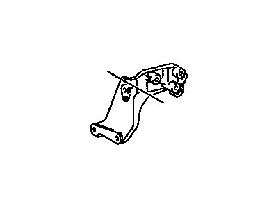 Toyota 12321-20100 Bracket,  Engine Mounting,  Rear(For Transverse Engine)