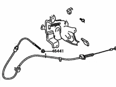 Toyota 46200-48020 Parking Brake Control