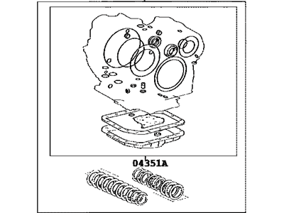 Toyota 04352-21100 Kit, Transaxle Overhaul(ATM), Passenger Side