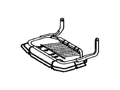 Toyota 71660-48010 Frame Sub-Assembly, Rear Seat Cushion, Driver Side