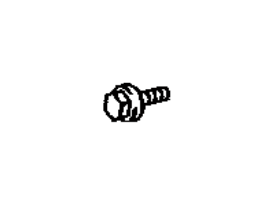 Toyota 91611-G0612 Bolt, With Washer
