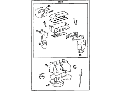 Toyota 04111-20630 Overhaul Gasket Set