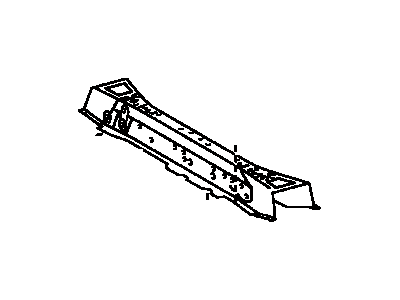 Toyota 57663-48021 Member,  Rear Floor Cross,  Center