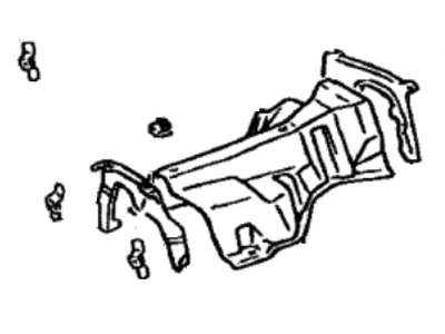 Toyota 77606-48030 Protector,  Fuel Tank,  Lower Center