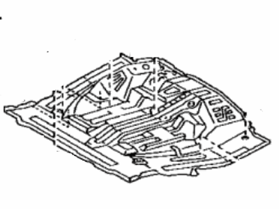 Toyota 58311-48905 Pan,  Rear Floor