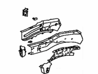 Toyota 57101-48901 Member Sub-Assembly, Front Side, Passenger Side