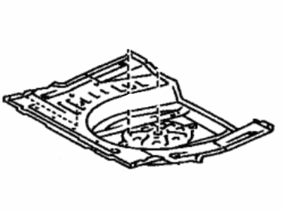 Toyota 58311-48906 Pan,  Rear Floor